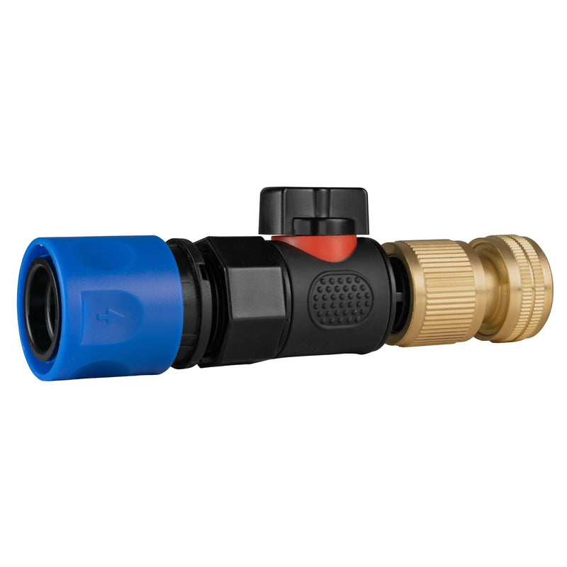 Hose Connector Blue with BSPF- Quick Connect Valve & Hose Connector Brass - Home & Garden > Lawn & Garden Garden watering