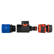 Hose Connector Blue with BSPF- Quick Connect Valve & Hose Connector Black Soft - Home & Garden > Lawn & Garden Garden watering