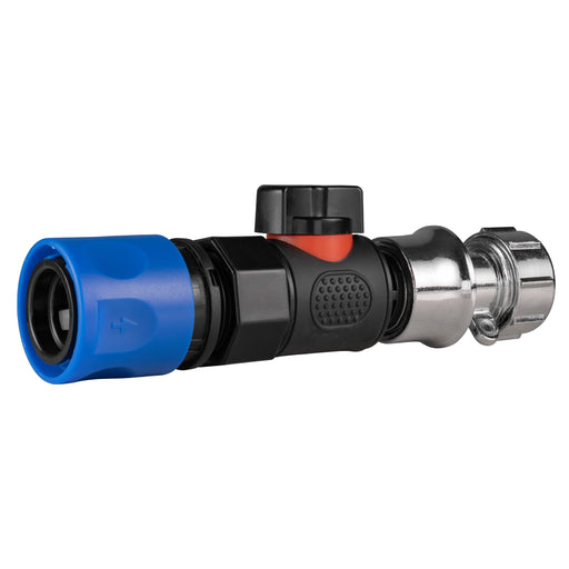Hose Connector Blue with BSPF- Quick Connect Valve & Hose Connector Zinc - Home & Garden > Lawn & Garden Garden watering