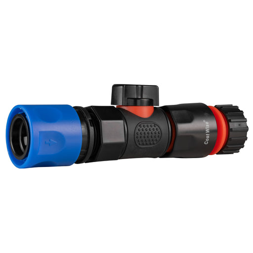 Hose Connector Blue with BSPF- Quick Connect Valve & Hose Connector 4mm Barb - Home & Garden > Lawn & Garden Garden watering