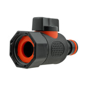 20mm MDPE Straight with BSPF-Quick Connect Valve & Hose Connector Lock - Home & Garden > Lawn & Garden Garden watering