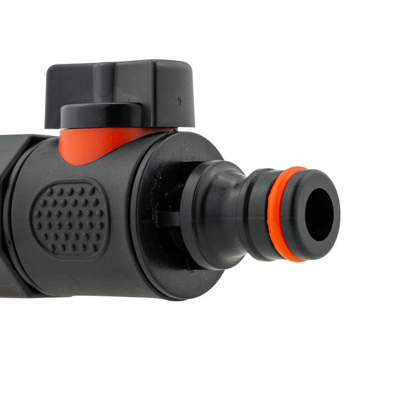 IBC 2” S60X6 Cap with BSPF Thread-Quick Connect Male Valve and Hose Connector Black - Hardware > Plumbing > Plumbing Fittings & Supports > Pipe Connectors