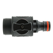 Wall Flange Kit 25mm MDPE + Valve with Male Quick Connector - Home & Garden > Lawn & Garden Tech Hose & Fittings