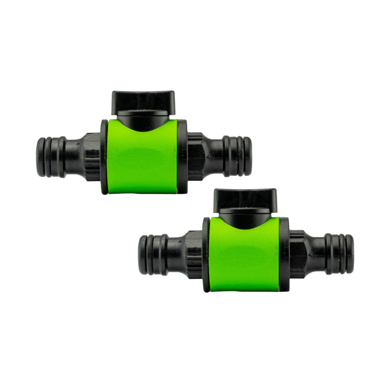 Cost Wise Snap On Male-Male In Line Valve Kit Black/Green - Home & Garden > Lawn & Garden > Watering & Irrigation > Garden Hose Fittings & Valves Garden watering