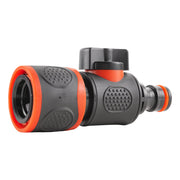 In Line Soft Touch Valve Snap-On Female To Male Black - Home & Garden > Lawn & Garden > Watering & Irrigation > Garden Hose Fittings & Valves Garden watering