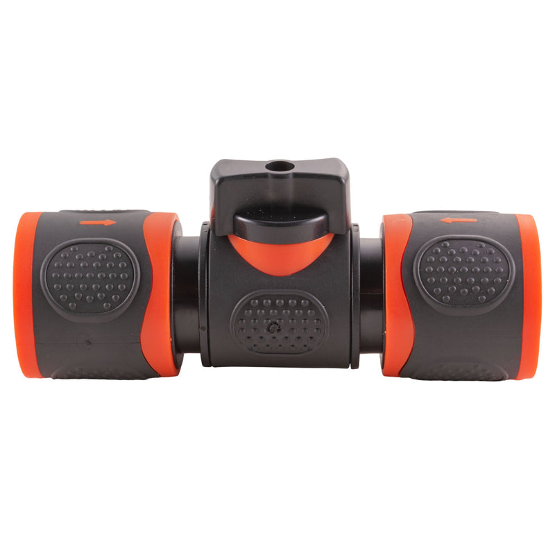 In Line Soft Touch Valve Snap-On Female Black - Home & Garden > Lawn & Garden > Watering & Irrigation > Garden Hose Fittings & Valves Garden watering