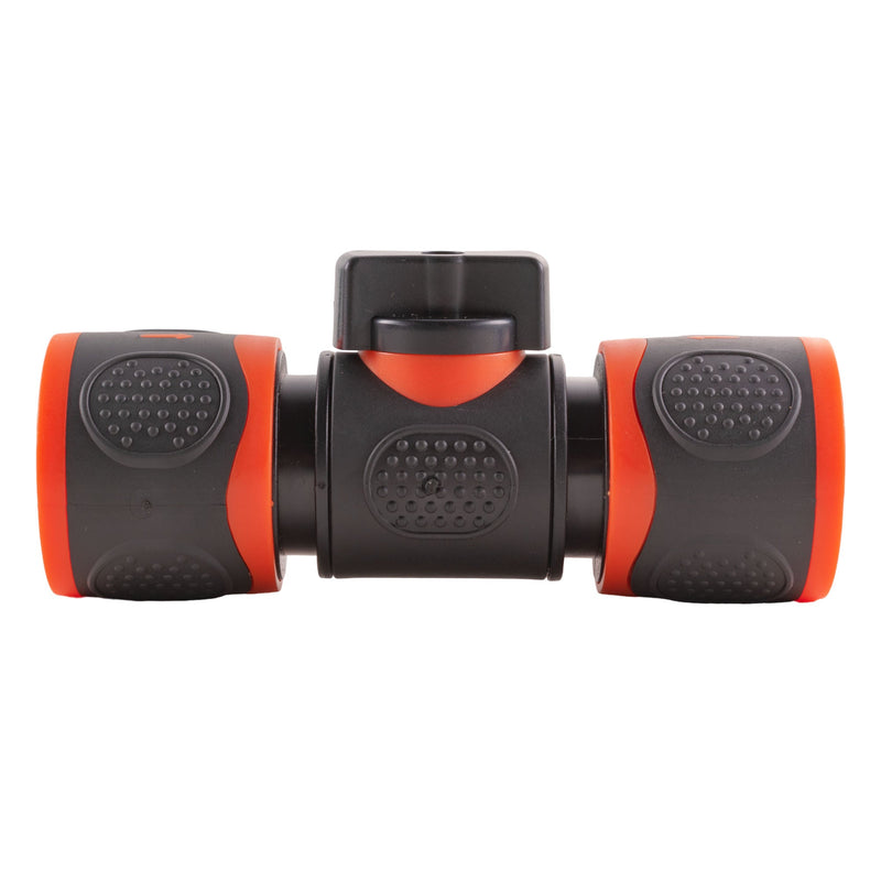 In Line Soft Touch Valve Snap-On Female Black - Home & Garden > Lawn & Garden > Watering & Irrigation > Garden Hose Fittings & Valves Garden watering