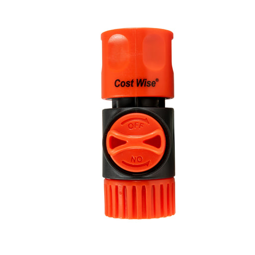 Cost Wise Female Connector with Valve And 3/4" BSPF Inlet - Home & Garden > Lawn & Garden Garden watering