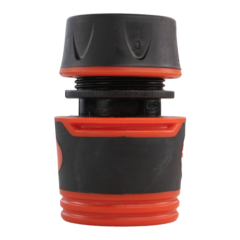 Female Soft Touch Hose Connector 1/2" or 5/8" Hose, Black - Home & Garden > Lawn & Garden > Watering & Irrigation > Garden Hose Fittings & Valves Garden watering