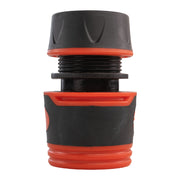 Female Soft Touch Hose Connector 1/2" or 5/8" Hose, Black - Home & Garden > Lawn & Garden > Watering & Irrigation > Garden Hose Fittings & Valves Garden watering