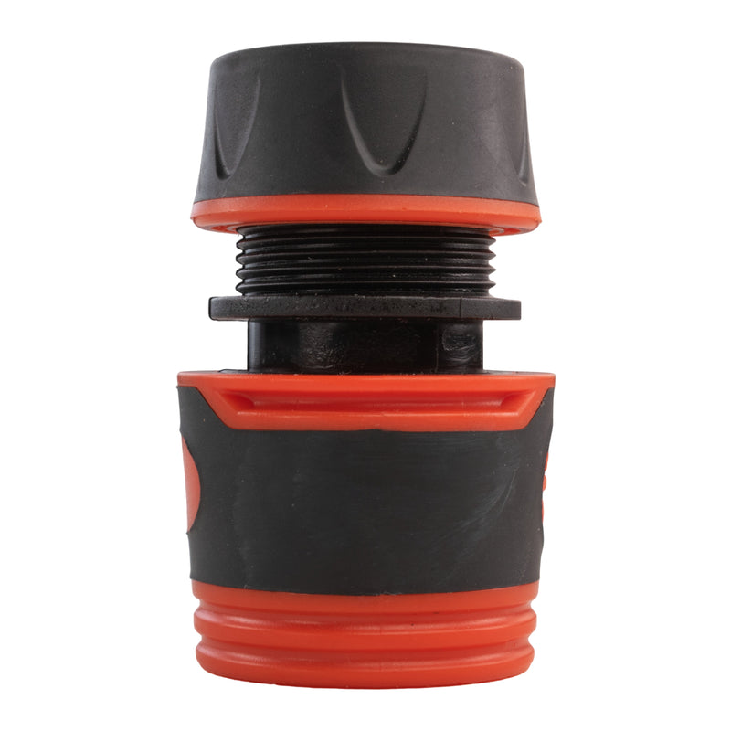 Female Soft Touch Hose Connector 1/2" or 5/8" Hose, Black - Home & Garden > Lawn & Garden > Watering & Irrigation > Garden Hose Fittings & Valves Garden watering