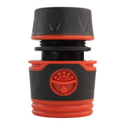 Female Soft Touch Hose Connector 1/2" or 5/8" Hose, Black - Home & Garden > Lawn & Garden > Watering & Irrigation > Garden Hose Fittings & Valves Garden watering