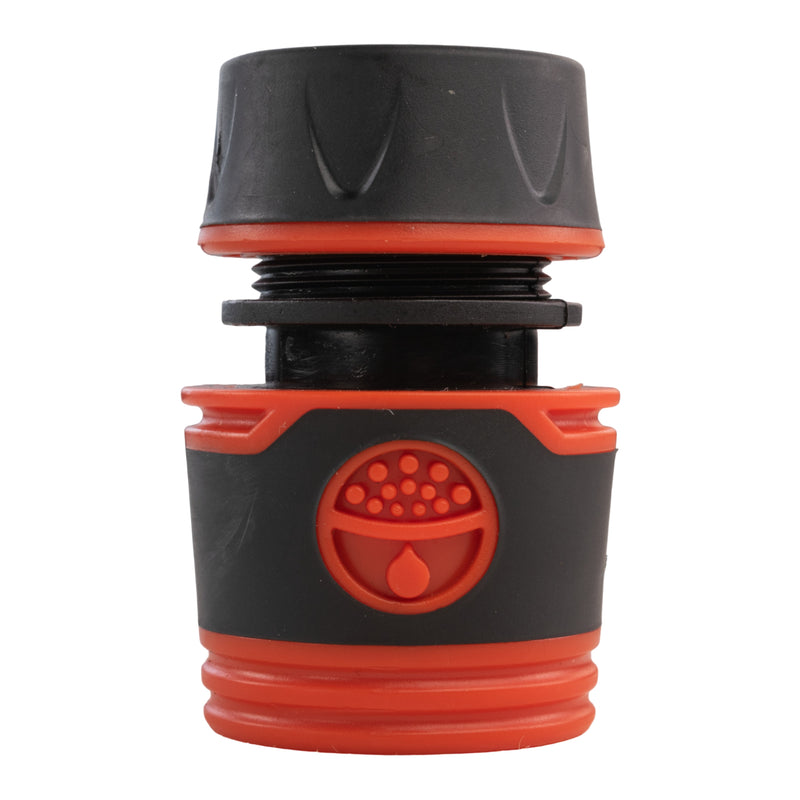 Female Soft Touch Hose Connector 1/2" or 5/8" Hose, Black - Home & Garden > Lawn & Garden > Watering & Irrigation > Garden Hose Fittings & Valves Garden watering