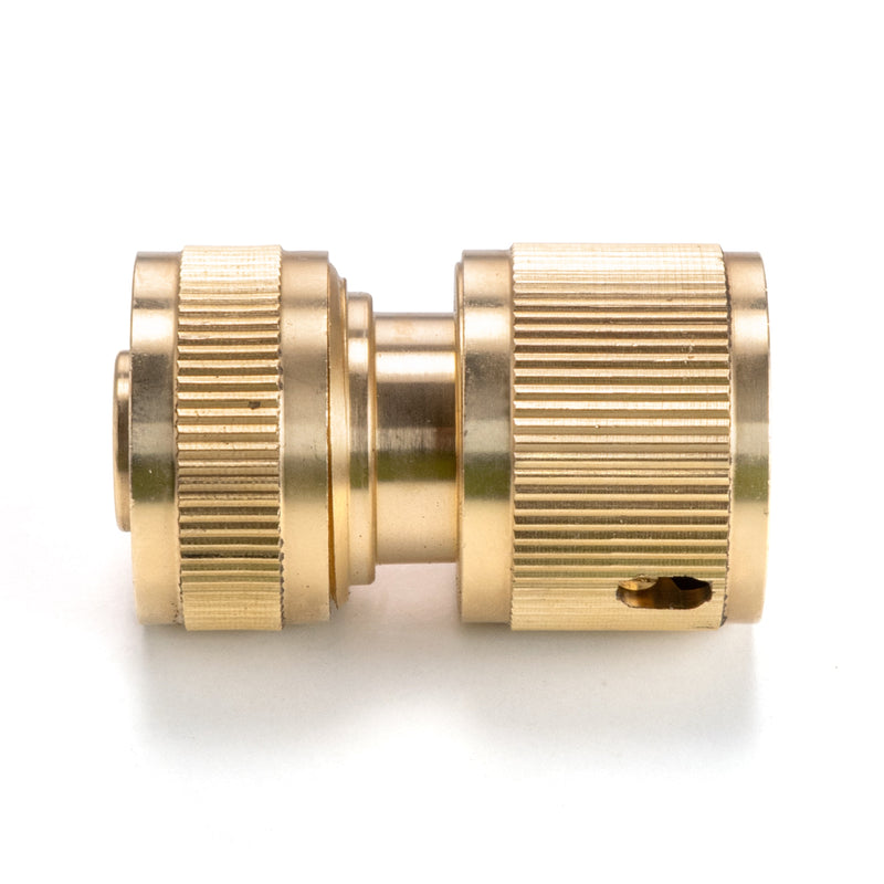 Three Way Tap Splitter Brass 3/4" BSP with Quick Connect and Hose Fittings - Garden watering