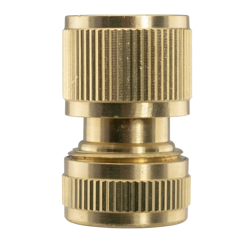 IBC 2” S60X6 Cap with BSPF Thread-Quick Connect Male Valve and Hose Connector Brass - Hardware > Plumbing > Plumbing Fittings & Supports > Pipe Connectors