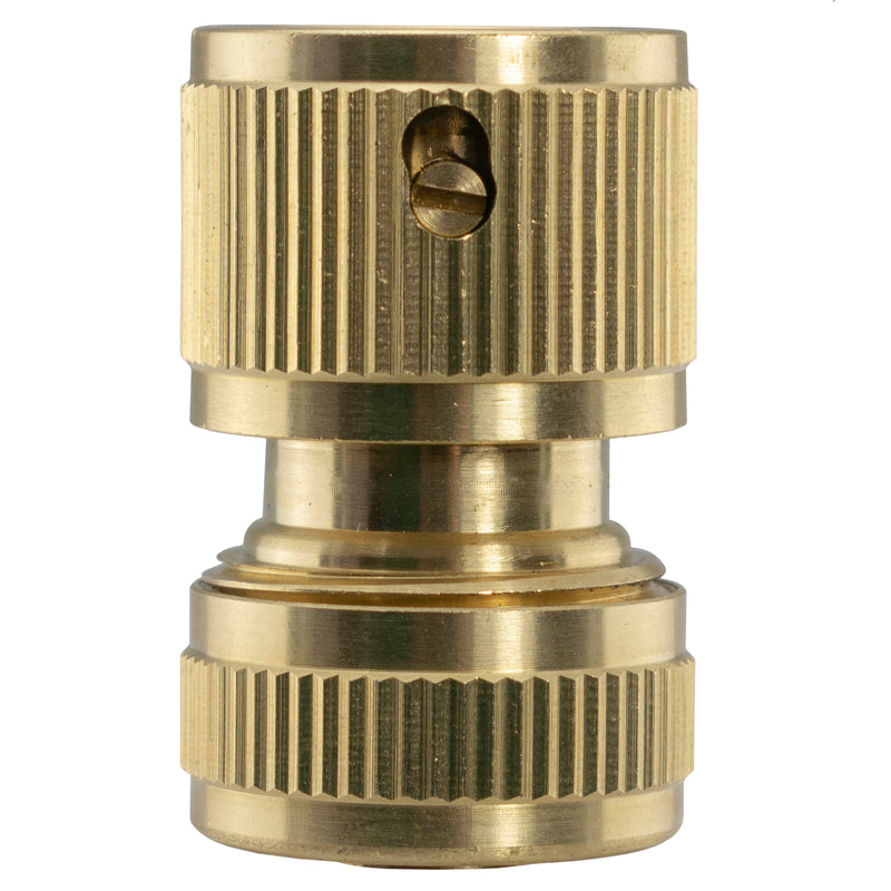 16mm Barbed Straight with BSPF-Quick Connect Valve & Hose Connector Brass - Home & Garden > Lawn & Garden > Watering & Irrigation > Garden Hose Fittings & Valves > Garden Hose Fittings Garden watering