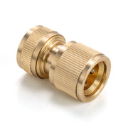 Three Way Tap Splitter Brass 3/4" BSP with Quick Connect and Hose Fittings - Garden watering