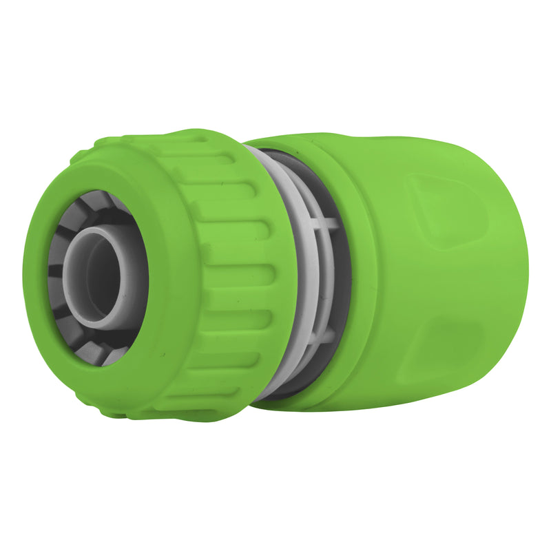 Female Hose Connector, 1/2" or 5/8" Hose, Green/Gray - Home & Garden > Lawn & Garden > Watering & Irrigation > Garden Hose Fittings & Valves > Garden Hose Fittings Garden watering