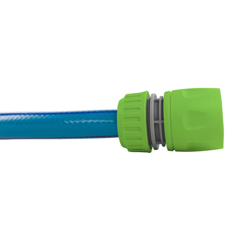 Female Hose Connector, 1/2" or 5/8" Hose, Green/Gray - Home & Garden > Lawn & Garden > Watering & Irrigation > Garden Hose Fittings & Valves > Garden Hose Fittings Garden watering