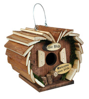 Wooden Crafted Bird Hotel -