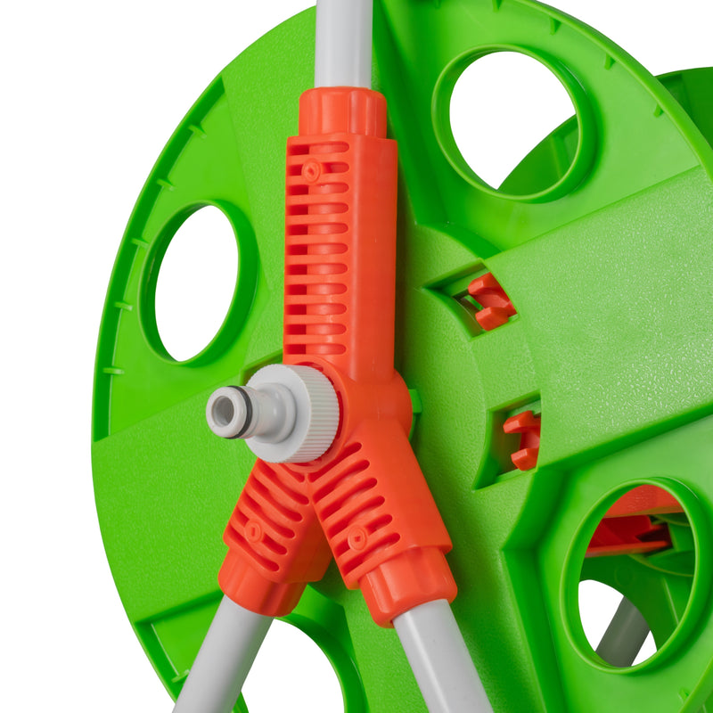 Hose Reel for 20m 1/2" Garden Hose Green - Home & Garden > Lawn & Garden > Watering & Irrigation > Garden Hoses Hose Reel
