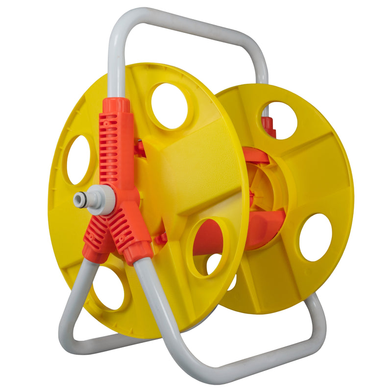 Hose Reel for 20m 1/2" Garden Hose Yellow - Home & Garden > Lawn & Garden > Watering & Irrigation > Garden Hoses Hose Reel