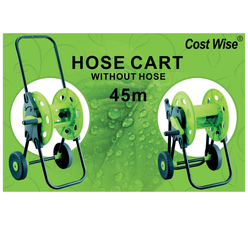 Hose Cart for 45m 1/2" Garden Hose CW - Home & Garden > Lawn & Garden > Watering & Irrigation > Garden Hoses Hose Reel