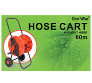 Hose Cart with Wheels for 60m 1/2" Garden Hose CW - Home & Garden > Lawn & Garden > Watering & Irrigation > Garden Hoses Hose Reel