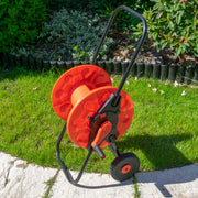 Hose Cart with Wheels for 60m 1/2" Garden Hose CW - Home & Garden > Lawn & Garden > Watering & Irrigation > Garden Hoses Hose Reel