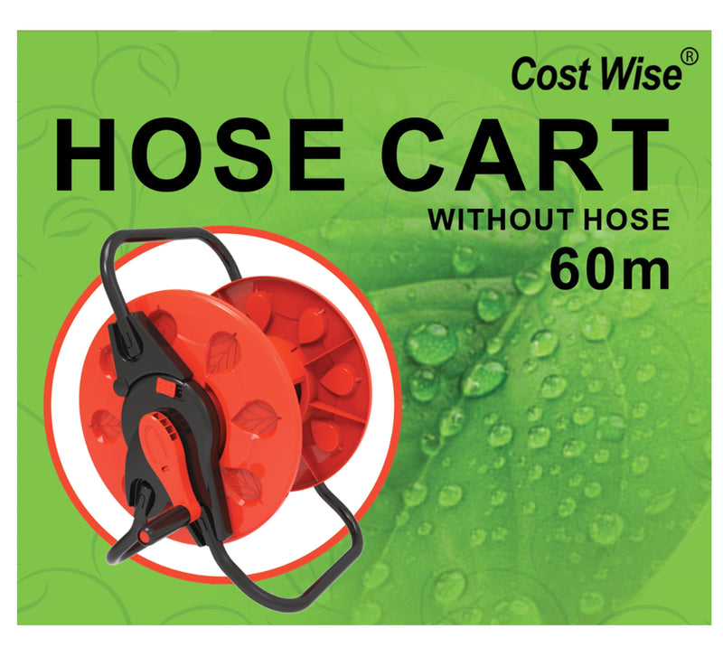Hose Reel for 60m 1/2" Garden Hose CW - Home & Garden > Lawn & Garden > Watering & Irrigation > Garden Hoses Hose Reel