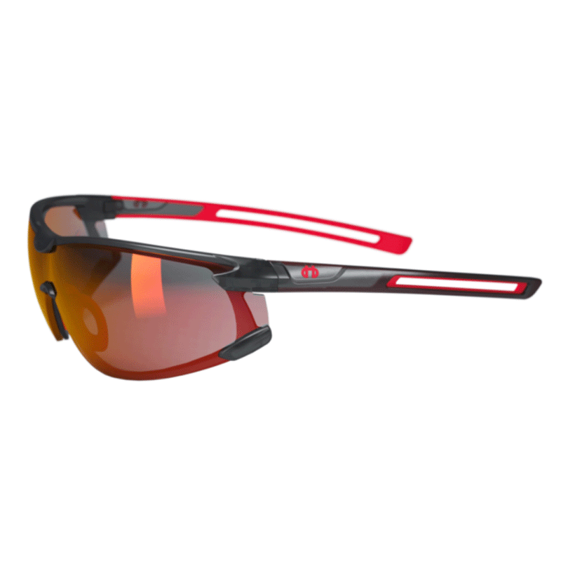Hellberg 21333 Krypton Red Anti-Fog/Scratch Safety Glasses - EYE PROTECTION