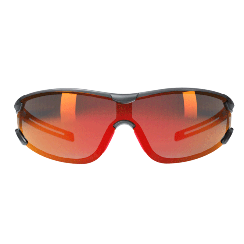 Hellberg 21333 Krypton Red Anti-Fog/Scratch Safety Glasses - EYE PROTECTION