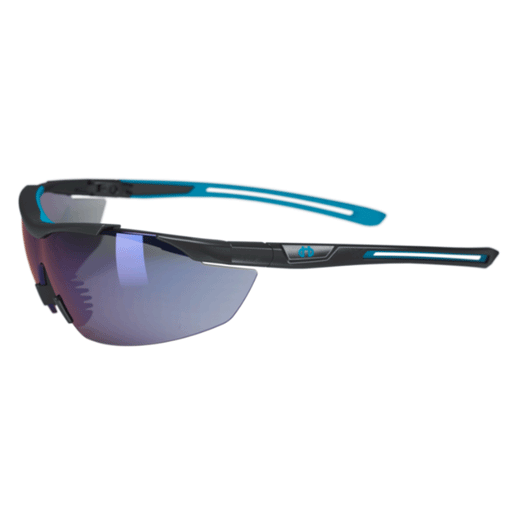 Hellberg 23232 Argon Blue Anti-Fog/Scratch Safety Glasses - EYE PROTECTION