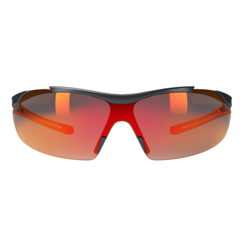 Hellberg 23333 Argon Red Anti-Fog/Scratch Safety Glasses - EYE PROTECTION