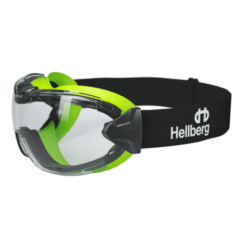 Hellberg 25535 Neon Plus ELC Anti-Fog/Scratch Safety Goggles - EYE PROTECTION
