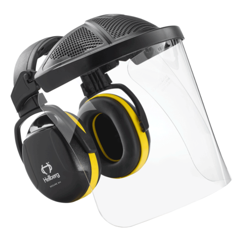 Hellberg 44102 Secure 2 Headband PC Visor, 90-110 dB - FACE PROTECTION