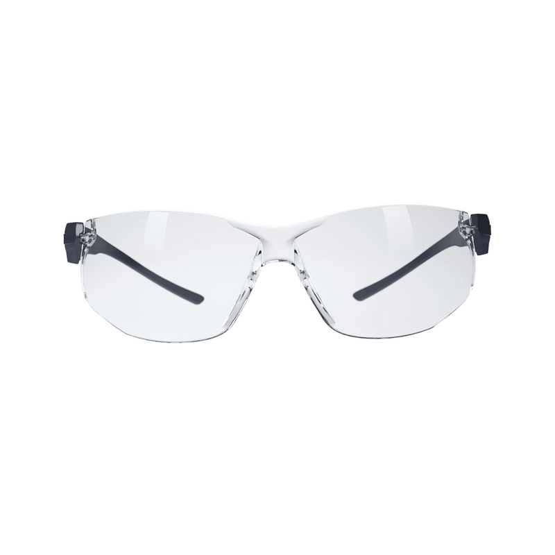Hellberg Oganesson Industrial Safety Glasses Clear / Smoke Anti Scratch - EYE PROTECTION