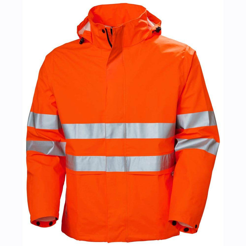 Helly Hansen 70260 Alta Hi-Vis Waterproof Rain Jacket - WATERPROOF JACKETS & SUITS