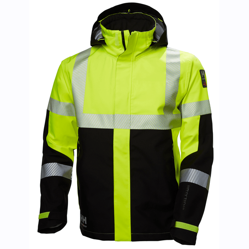 Helly Hansen 71172 ICU Hi-Vis 3 Layer Waterproof Shell Jacket - HI-VIS JACKETS & COATS