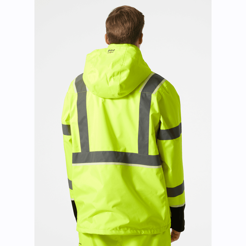 Helly Hansen 71185 UC-ME Shell Jacket Waterproof Hi-Vis - HI-VIS JACKETS & COATS