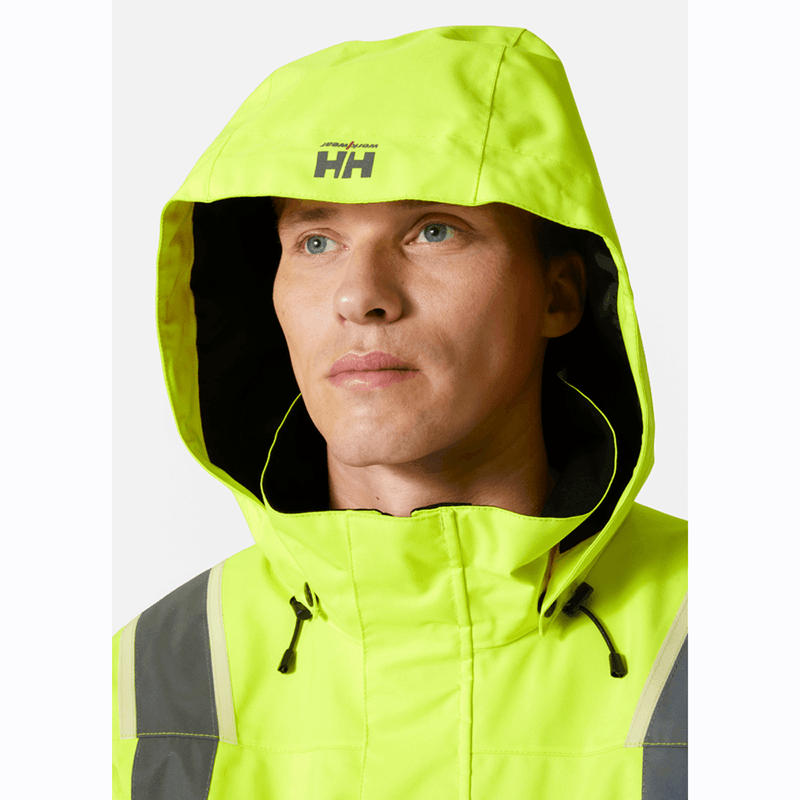 Helly Hansen 71185 UC-ME Shell Jacket Waterproof Hi-Vis - HI-VIS JACKETS & COATS