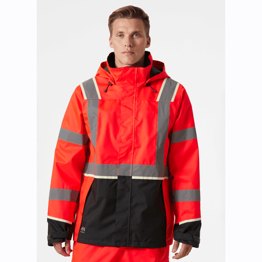 Helly Hansen 71185 UC-ME Shell Jacket Waterproof Hi-Vis - HI-VIS JACKETS & COATS