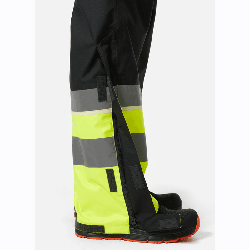 Helly Hansen 71186 Hi-Vis UC-ME Waterproof Over Shell Pants Trousers, Class 1 - HI-VIS TROUSERS
