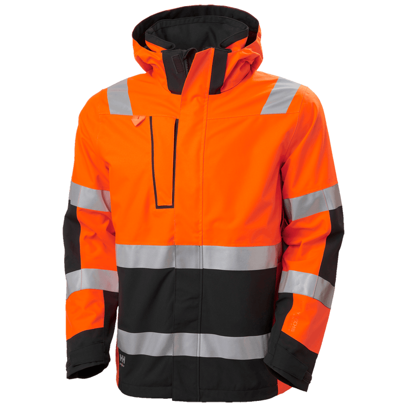 Helly Hansen 71195 Alna 2.0 Hi-Vis Waterproof Shell Jacket - HI-VIS JACKETS & COATS