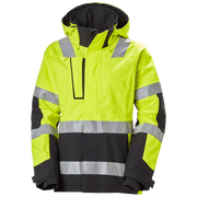 Helly Hansen 71294 Women's Luna Hi-Vis Waterproof Shell Jacket - WOMENS HI-VIS CLOTHING