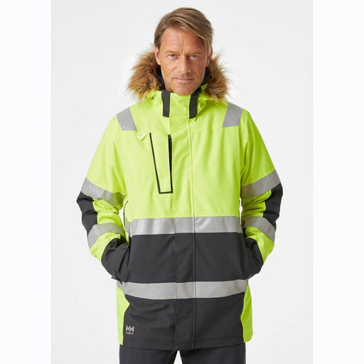 Helly Hansen 71393 Alna 2.0 Hi-Vis Winter Insulated Parka - HI-VIS JACKETS & COATS