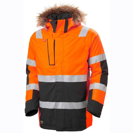 Helly Hansen 71393 Alna 2.0 Hi-Vis Winter Insulated Parka - HI-VIS JACKETS & COATS