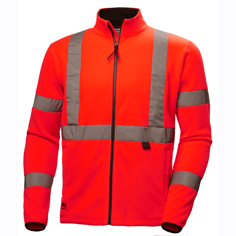 Helly Hansen 72171 Addvis Hi-Vis Fleece Full Zip Jacket - HI-VIS JACKETS & COATS