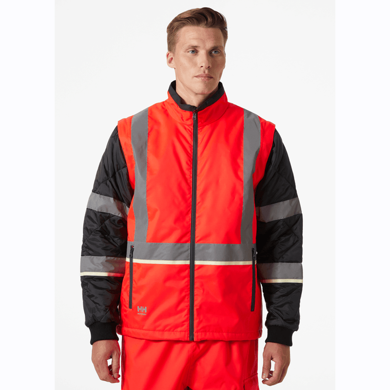 Helly Hansen 73185 UC-ME Insulator Hi-Vis Jacket Gilet 3 in 1 - HI-VIS JACKETS & COATS