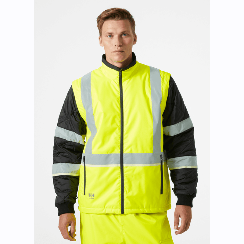 Helly Hansen 73185 UC-ME Insulator Hi-Vis Jacket Gilet 3 in 1 - HI-VIS JACKETS & COATS